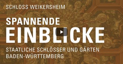 Startbildschirm des Filmes "Spannende Einblick mit Michael Hörrmann: Schloss und Schlossgarten Weikersheim"