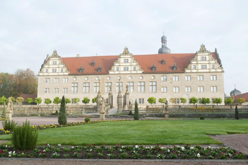 Rabatte im Weikersheimer Schlossgarten am 28. Oktober 2016