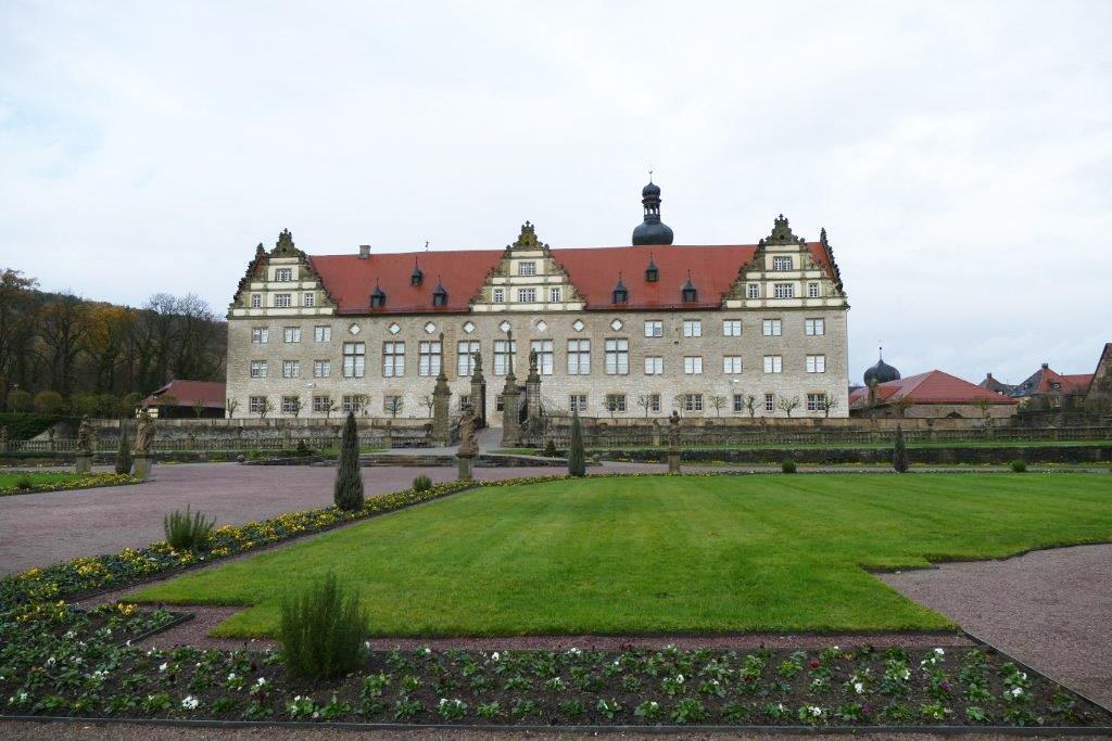 Rabatte im Weikersheimer Schlossgarten am 18. November 2016