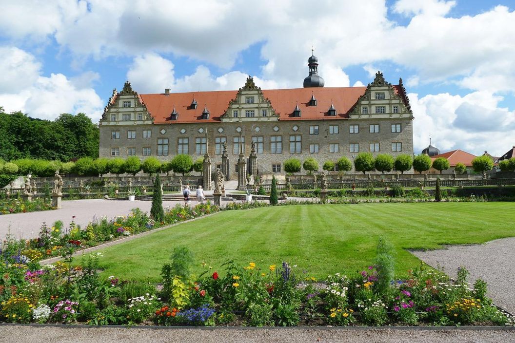 Rabatte im Weikersheimer Schlossgarten am 24. Juni 2016