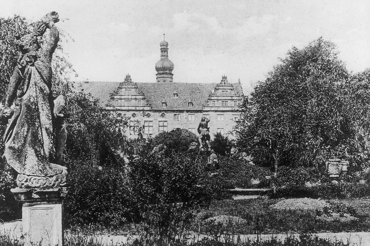 Schloss und Schlossgarten Weikersheim, Historische Außenaufnahme