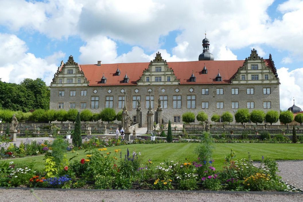 Rabatte im Weikersheimer Schlossgarten am 17. Juni 2016