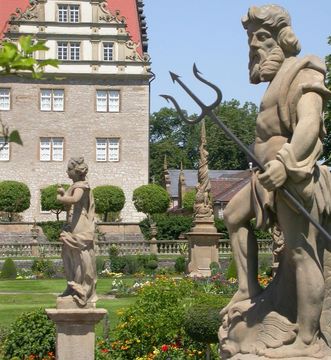 Neptunfigur, Schlossgarten Weikersheim