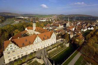 Schloss Weikersheim, Luftaufnahme