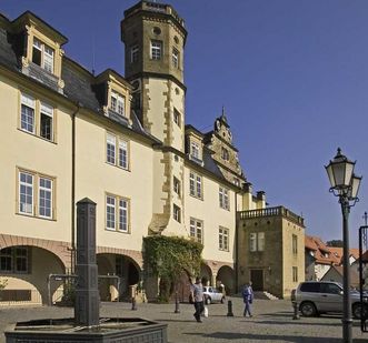 Schloss und Marktplatz in Öhringen