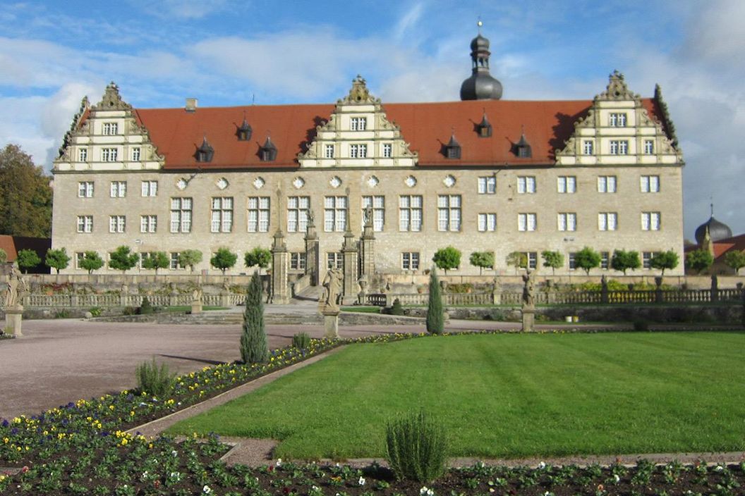 Rabatte im Weikersheimer Schlossgarten am 21. Oktober 2016