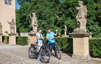 Schloss Weikersheim, Fahrradfahrer