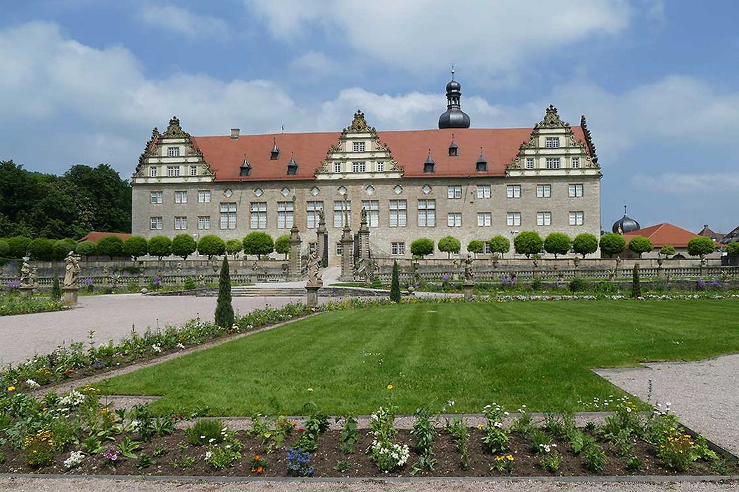 Rabatte im Weikersheimer Schlossgarten am 27. Mai 2016