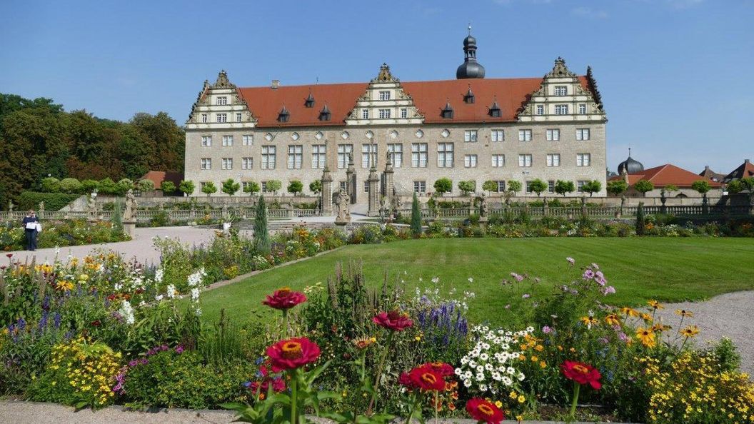 Rabatte im Weikersheimer Schlossgarten am 9. September 2016