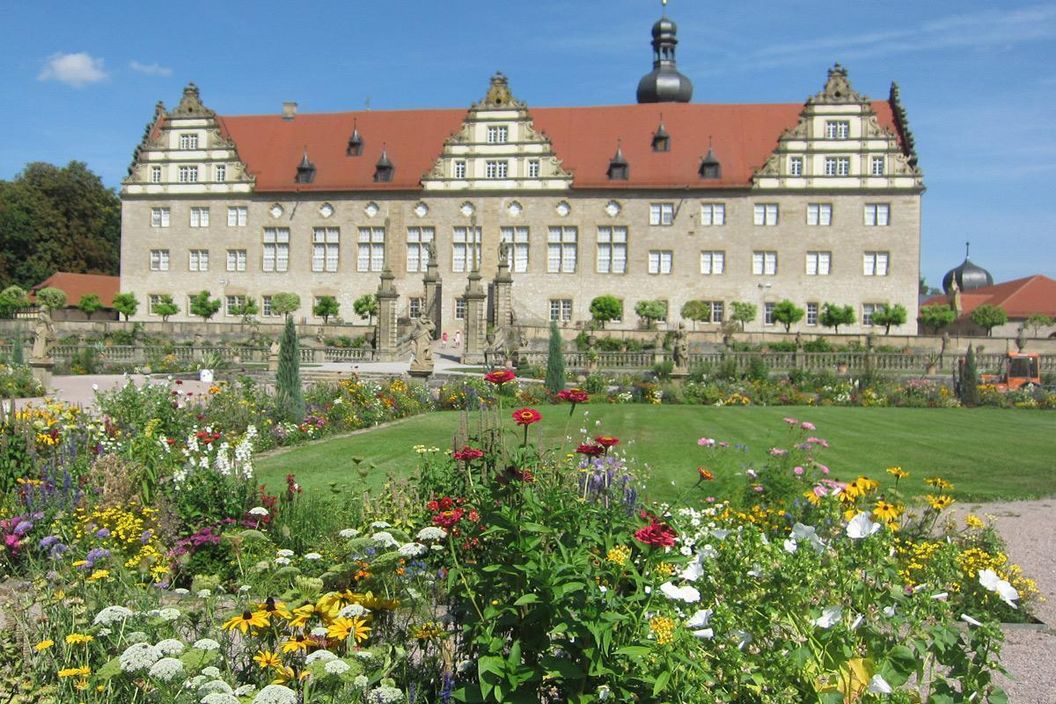 Rabatte im Weikersheimer Schlossgarten am 2. September 2016