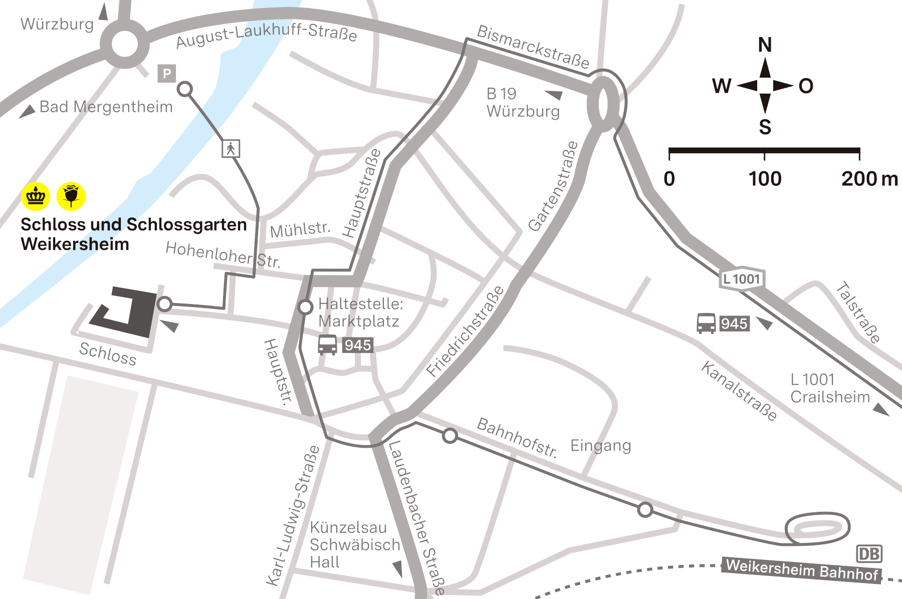 Schloss Und Schlossgarten Weikersheim Anfahrt