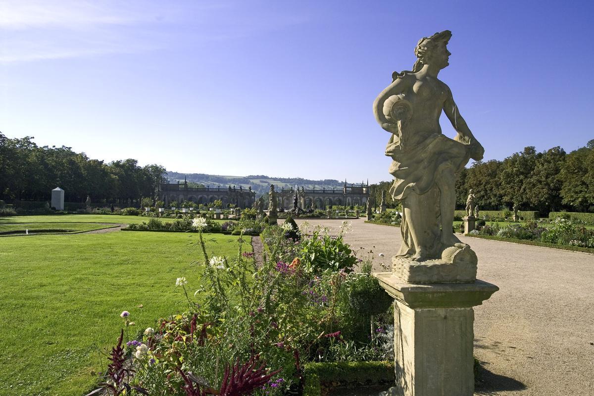 Personifikation des Wassers, Statue, Schlossgarten Weikersheim