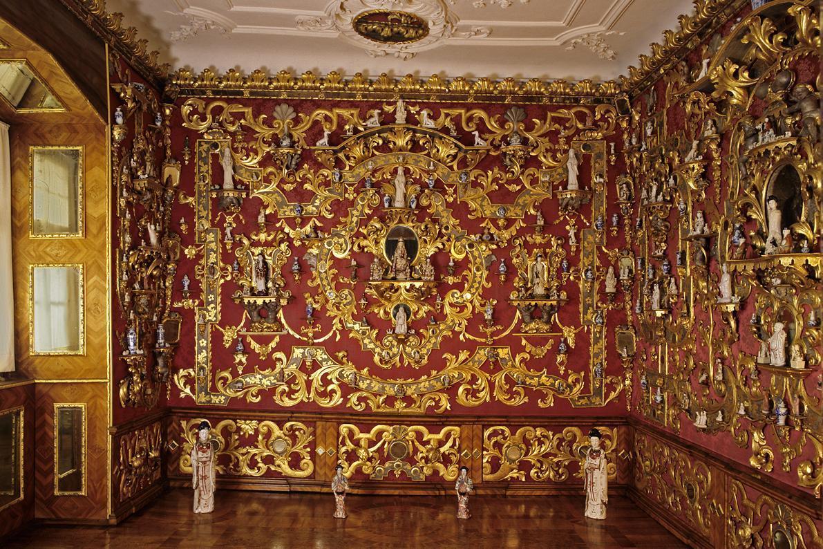 Weikersheim Palace, the Mirror Cabinet