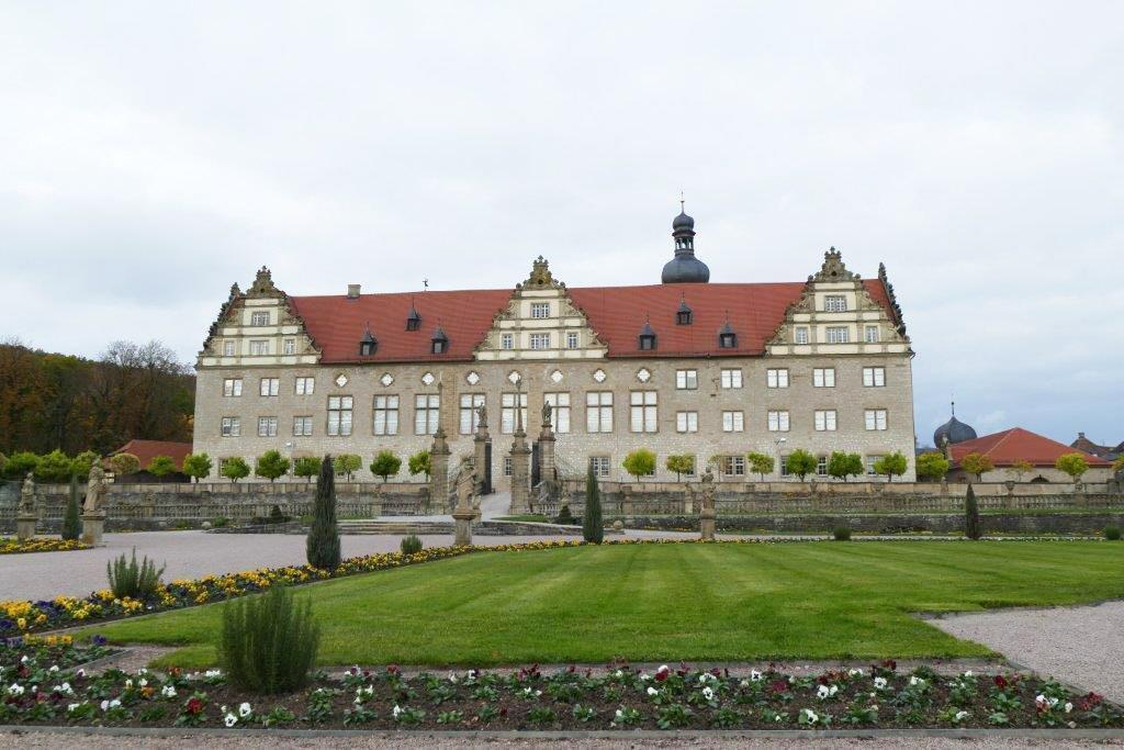 Rabatte im Weikersheimer Schlossgarten am 4. November 2016