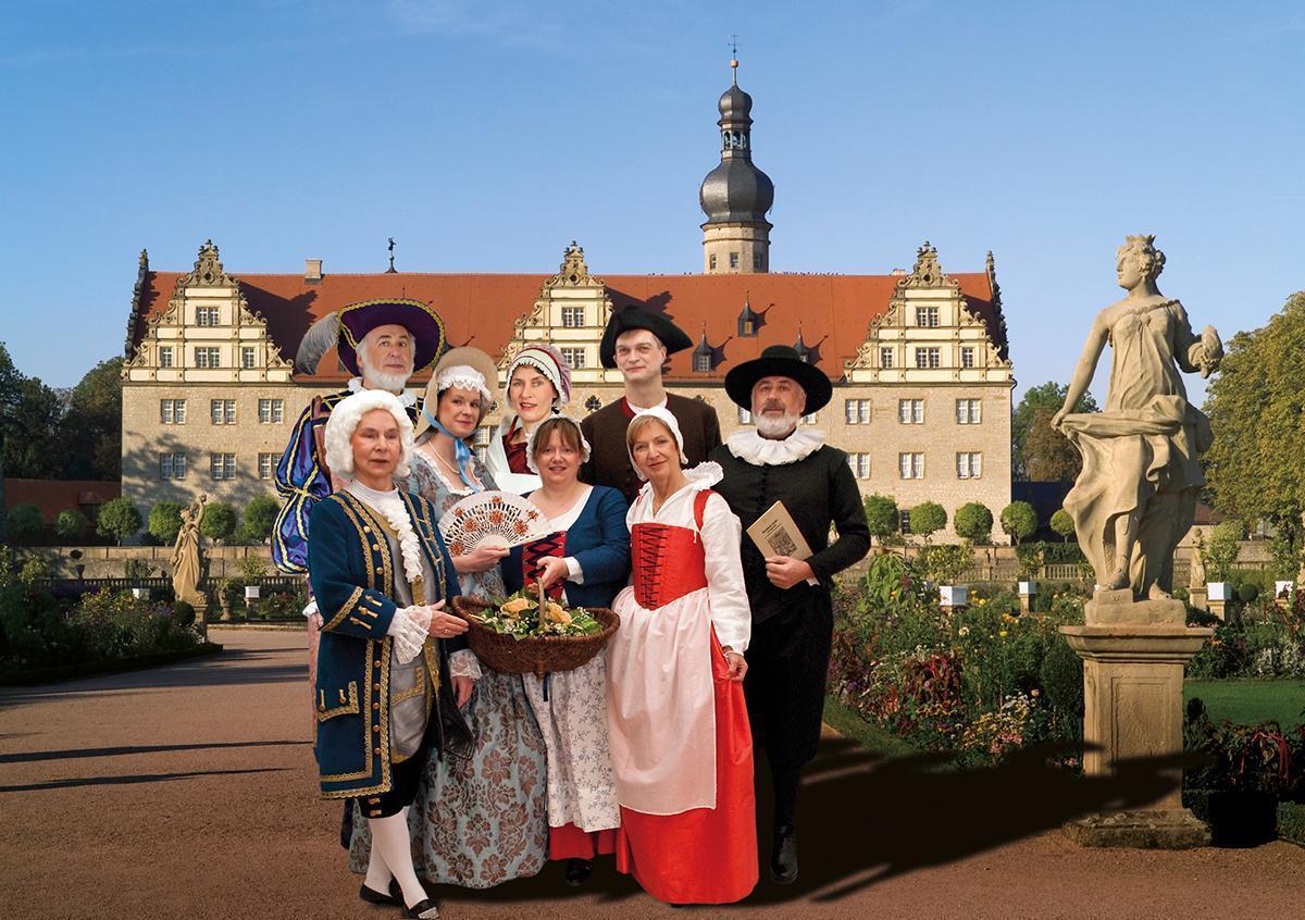 Die kostümierten Gästeführer von Schloss Weikersheim