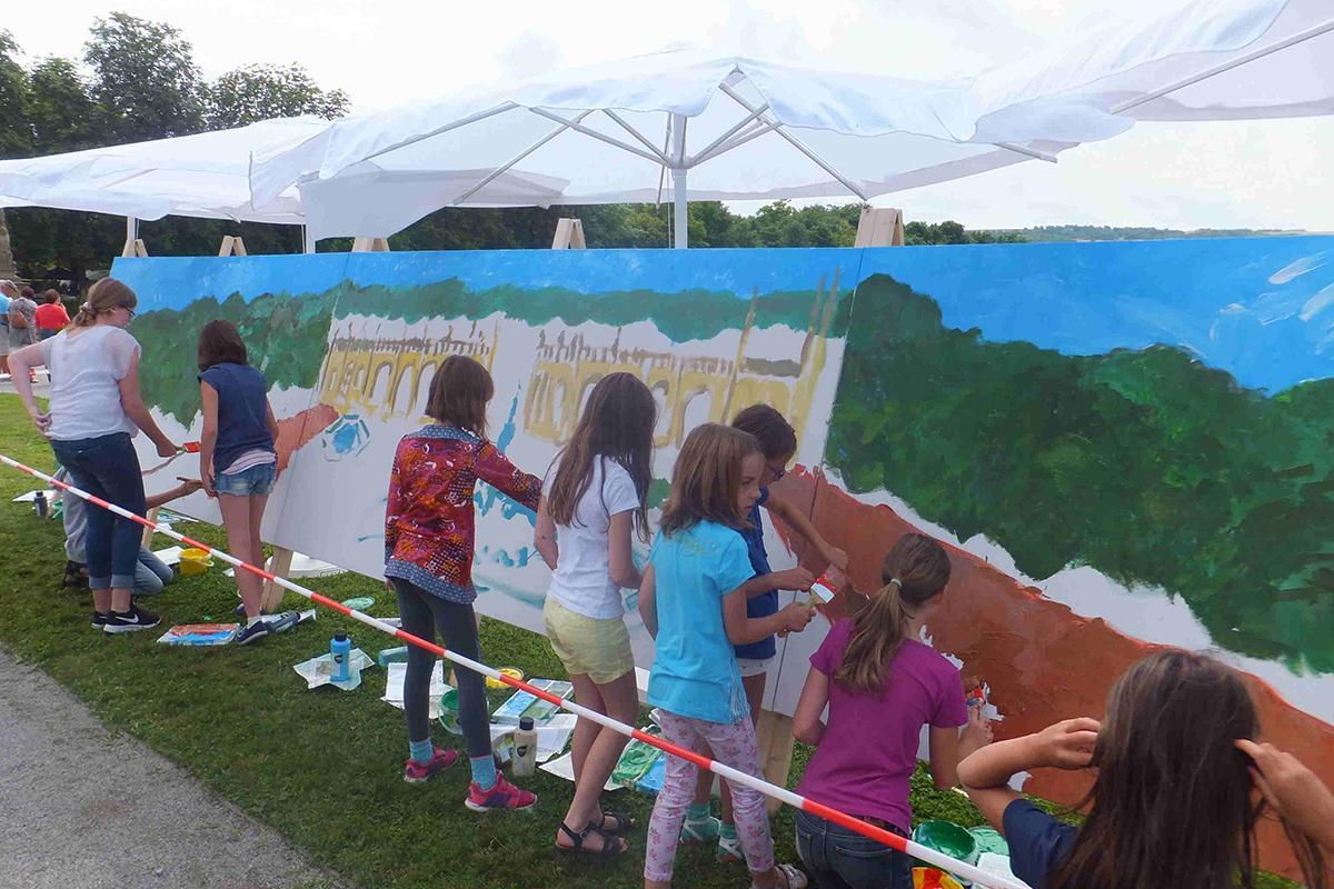 Plein-Air-Malprojekt im Schlossgarten Weikersheim