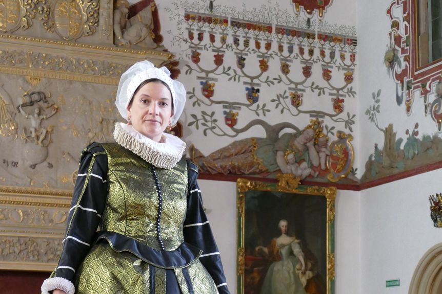 Schloss und Schlossgarten Weikersheim, Event, Kostümführung, Gräfin Magdalena von Hohenlohe