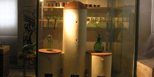 Ausstellungsstücke in der Alchemie-Ausstellung in Weikersheim