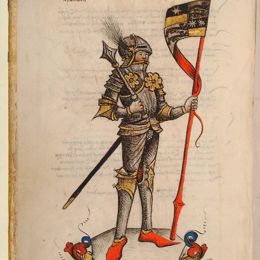 Graf Albrecht von Hohenlohe und Ziegenhain, 1490, Hohenlohe-Zentralarchiv
