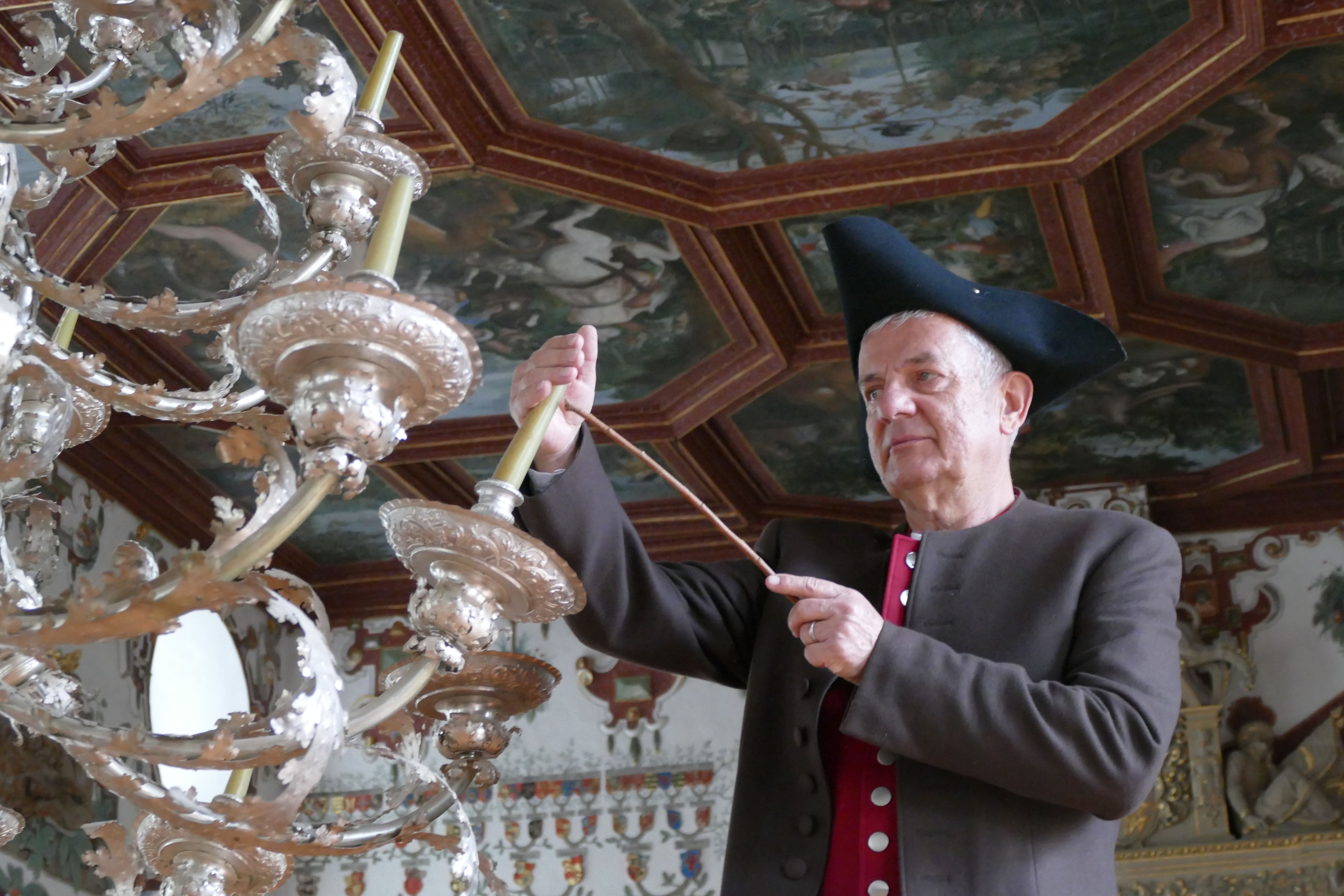 Schloss und Schlossgarten Weikersheim, Event, Kostümführung, Bei Tag und Nacht