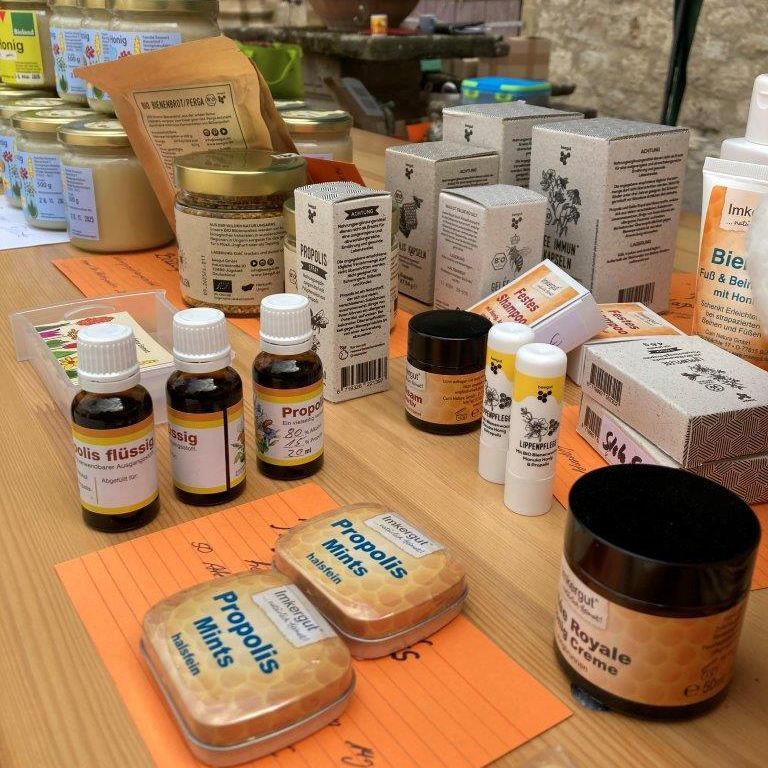 Schloss und Schlossgarten Weikersheim, Event, Tag der Biene, Verkaufsstand