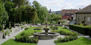 Rosengarten von Schloss Weikersheim