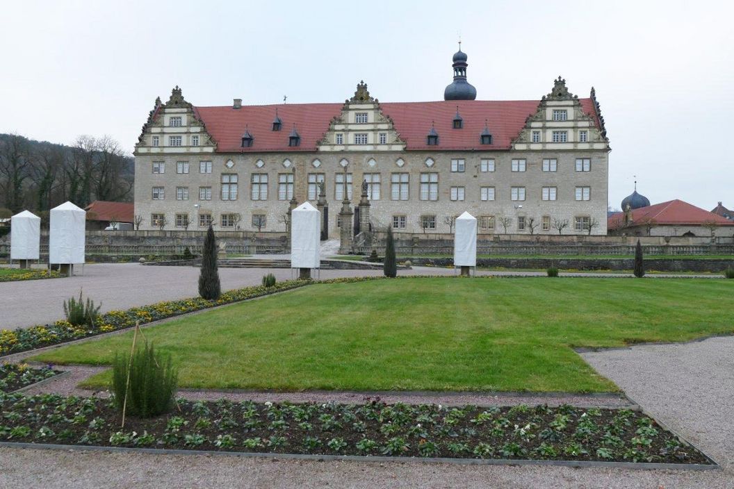 Rabatte im Weikersheimer Schlossgarten am 9. Dezember 2016