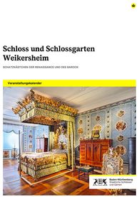Titelbild des Jahresprogramms für Schloss und Schlossgarten Weikersheim