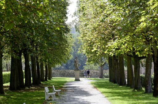 Allee am Boskettengarten von Schloss Weikersheim