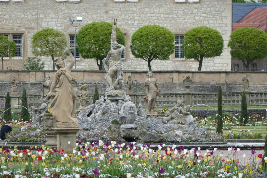 Schloss und Schlossgarten Weikersheim, Garten, Herkulesbrunnen