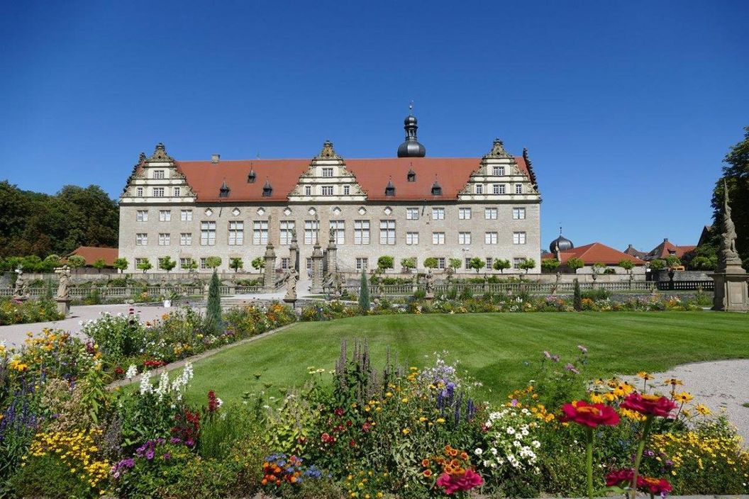 Rabatte im Weikersheimer Schlossgarten am 26. August 2016