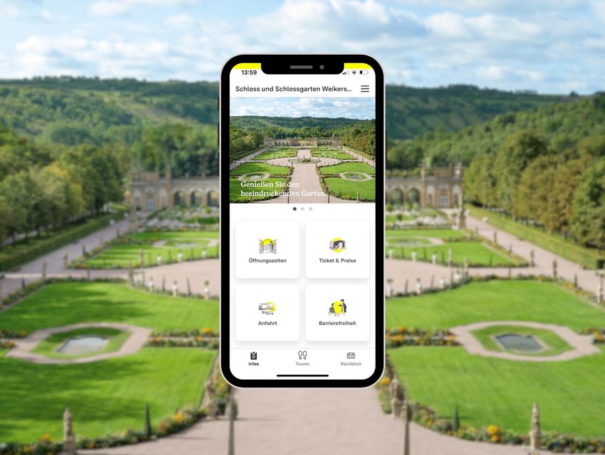 Schlossgarten Weikersheim, Besuchsinformationen in der App Monument BW