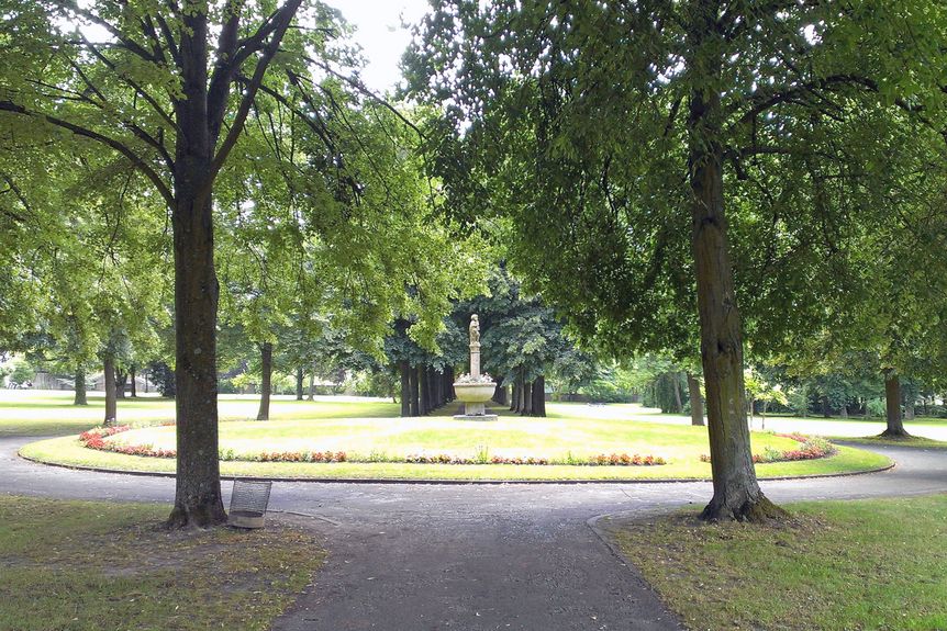 Schloss und Schlossgarten Weikersheim, außen, Stadtgarten