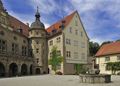 Hof von Schloss Weikersheim