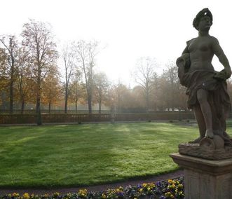 Schloss und Schlossgarten Weikersheim, Garten im Herbst