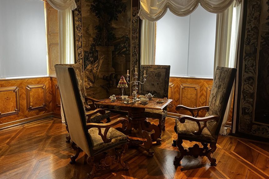 Schloss und Schlossgarten Weikersheim, Innen, Hauptgemach