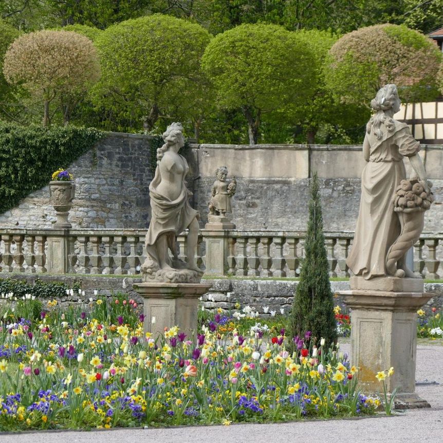Schloss und Schlossgarten Weikersheim, Außen, Garten