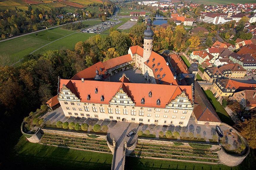 Château et Parc de Weikersheim Vue aérienne du château