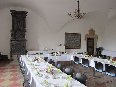 Säulenhalle im Schloss Weikersheim