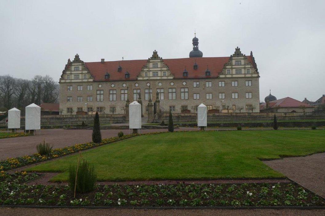 Rabatte im Weikersheimer Schlossgarten am 25. November 2016