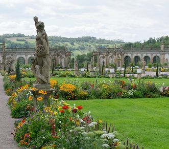 Schlossgarten Weikersheim mit Orangerie