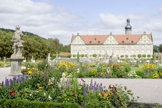 Rabattenbepflanzung, Schlossgarten Weikersheim