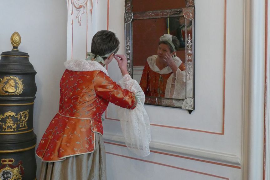 Schloss und Schlossgarten Weikersheim, Event, Kostümführung, Sonderführung, Schlüsselmoment mit ‚Madame‘