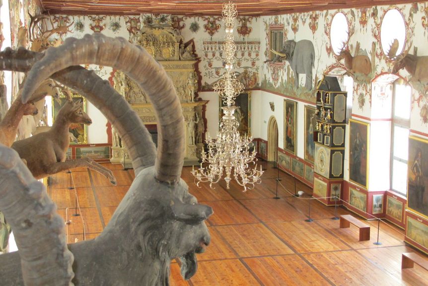 Schloss und Schlossgarten Weikersheim, Innen, Rittersaal