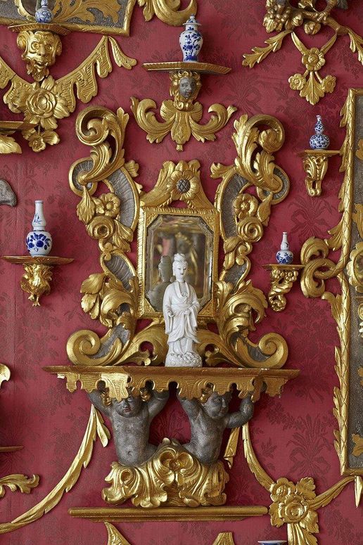 Château et Parc de Weikersheim, Vue dans la galerie des glaces