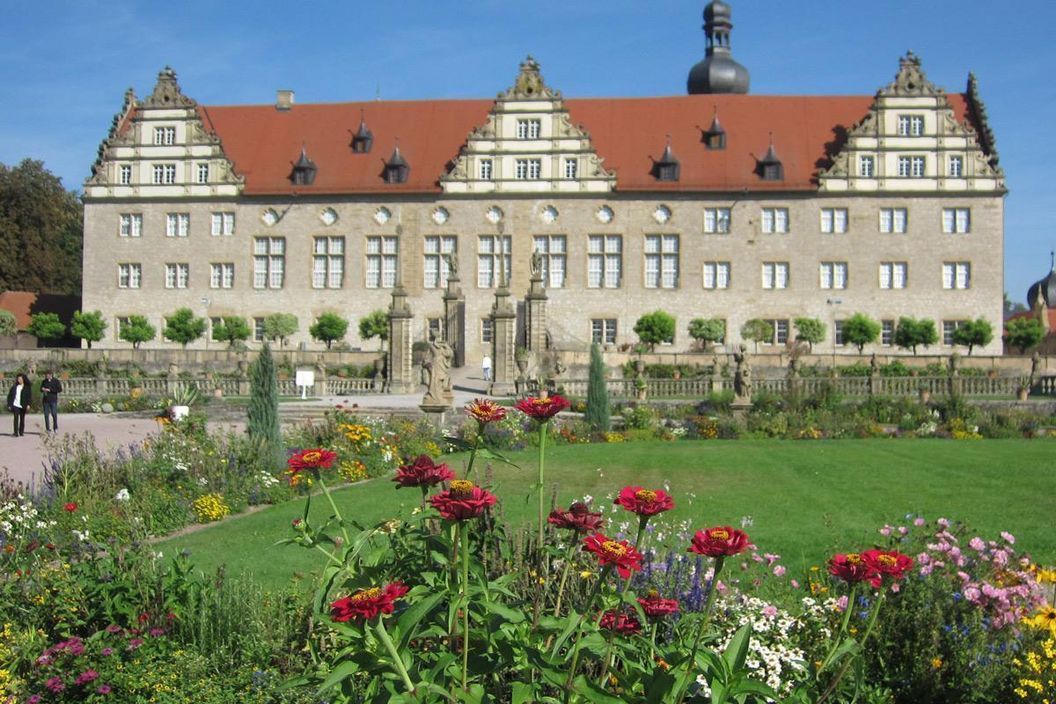 Rabatte im Weikersheimer Schlossgarten am 16. September 2016